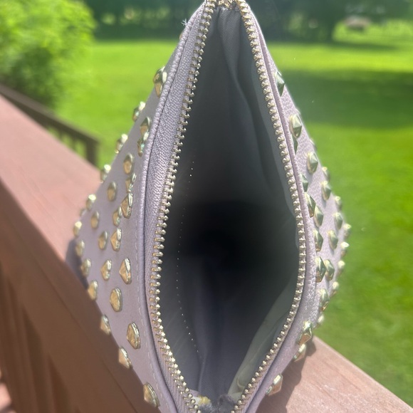 Triangle Leather clutch - Picture 3 of 5